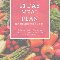 Lactation Mamas Breastfeeding Weight Loss Meal Plan Cover