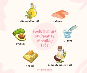 healthy fats for breastfeeding moms